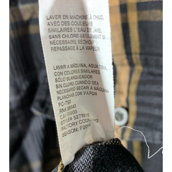 GH Bass & Co Plaid XL Button-up Long Sleeve Shirt Long Short Design Pockets - Picture 10 of 13